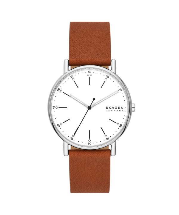 Skagen Signatur Three-Hand Luggage Leather Watch - SKW6903