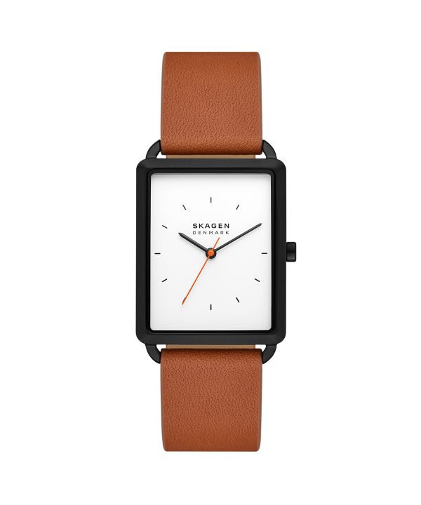 Skagen Hagen Three-Hand Brown Leather Watch - SKW6929
