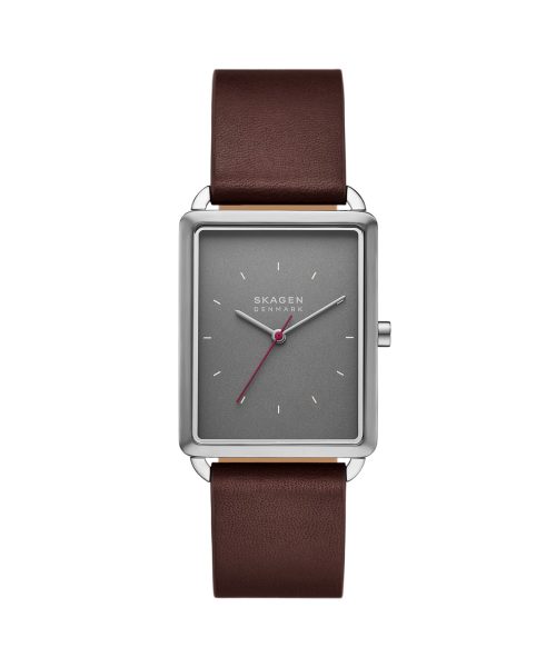 Skagen Hagen Three-Hand Brown Leather Watch - SKW6932