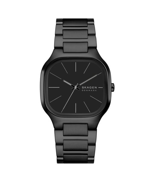 Skagen Mellem Three-Hand Black Stainless Steel Watch - SKW6935