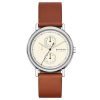 Skagen Signatur Multifunction Brown Leather Watch - SKW6942