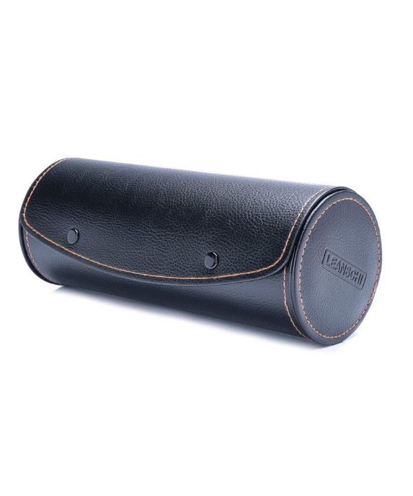 Leanschi Watch-Roll for 3-4 watches | black PU-leather