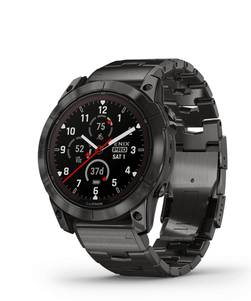 Garmin fēnix 7X Pro – Sapphire Solar Edition, Carbon Gray, Metal band - Bilde 5