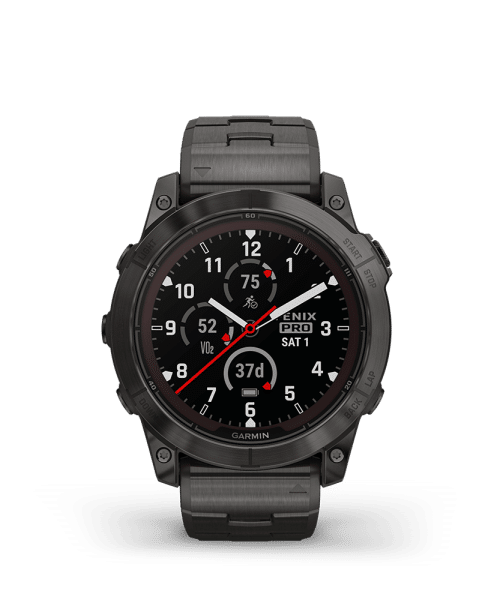 Garmin fēnix 7X Pro – Sapphire Solar Edition, Carbon Gray, Metal band