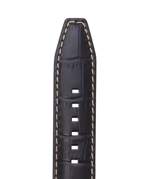 Rochet Sport Luxe «Indiana» Navy Vanntett Alligator Decor Skinnreim