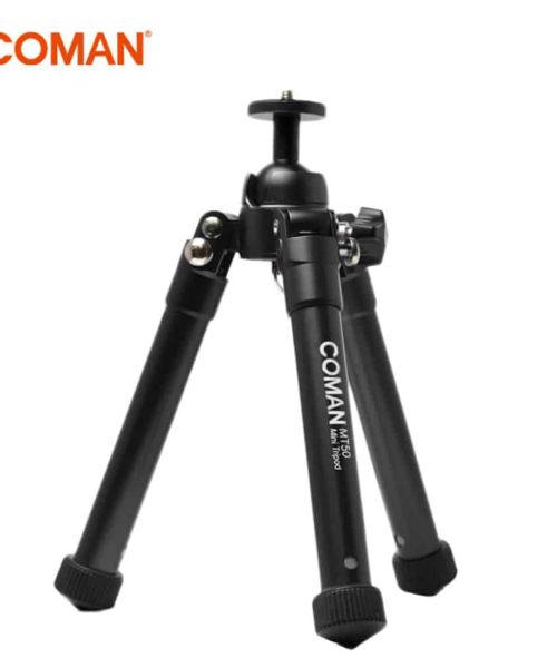 COMAN BORDSTATIV MT50 SORT MED MOBILHOLDER